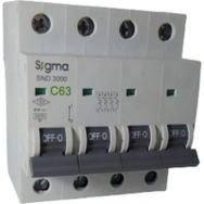 Sigma 4X63A C/3KA W 3'lü Otomatik Sigorta