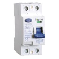 Sigma SHM2025030 1 Faz+Nötr 25 A 30mA AC Tipi Kaçak Akım Rölesi