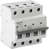 Sigma SND6000 6kA C63 A 4 Kutuplu Otomatik Sigorta