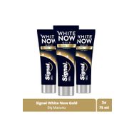 Signal White Now Gold Anında Beyazlatıcı 3x75 ml Diş Macunu