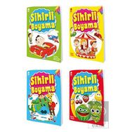 Sihirli Boyama 4 Kitap Takım - Ema Çocuk