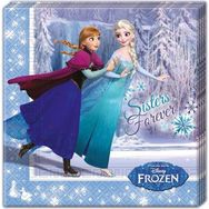 Sihirli Parti Frozen Ice Skating Kağıt Peçete