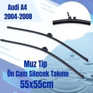 Silbak Audi A4 2004-2008 55x55 cm Ön Cam Silecek Takımı