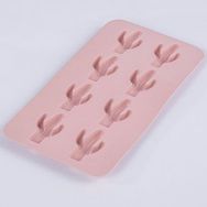 Silicolife Pembe Kaktüs Buz ve Çikolata Kalıbı