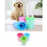 Silikon Jel Fırçalı Kedi Köpek Büyük Pati Ayak Yıkama Kovası
