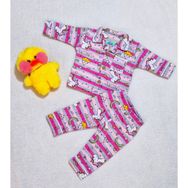 Silk & Blue Pembe Bebek Pijama Takımı