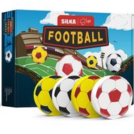 Silka ART53 36'lı Kutu 4 Desen Futbol Silgi