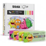 Silka Büyük 2 Adet Monster Silgi