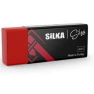 Silka Kırmızı Küçük Boy Sınav Silgisi