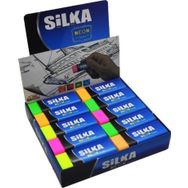 Silka Neon 4 Renk 30'lu Öğrenci Silgisi