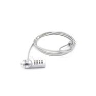 Silver 120 cm 4 Hane Şifreli Laptop Dizüstü Bilgisayar Kilidi Kablo Kilit cin541