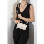 Silver Polo NV921 Bej Kadın Askılı Cüzdan