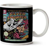 Silver Smurfer the Smurfs Silver Surfer Baskılı Kupa