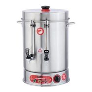 Silverinox İkazlı Metal Musluklu 160 Bardak 15 lt Çay Makinesi