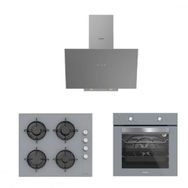 Silverline 3481 Flam 60 - CS5349S01 - BO6501S01 Gri 3'lü Ankastre Set