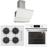 Silverline B06504W01 - CS5335W01 - 3420 Classy 60 - MW9018W01 4'lü Beyaz Ankastre Set