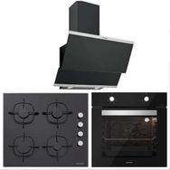 Silverline BO6501B01 - CS5335B01 - 3420 Classy 60 3'lü Siyah Ankastre Set