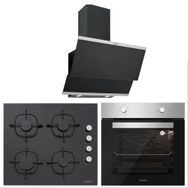Silverline BO6501X01 - CS5335B01 - 3420 Classy 60 3'lü Siyah Ankastre Set
