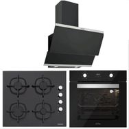 Silverline BO6502B01 - CS5343B01 - 3420 Classy 60 Siyah Cam Ankastre Set