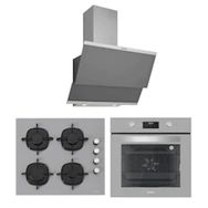 Silverline BO6502S02 - CS5335S01 - 3420 Classy 60 3'lü Gri Ankastre Set