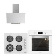 Silverline BO6502W02-3481 Beyaz-CS5629W01 Ankastre Set