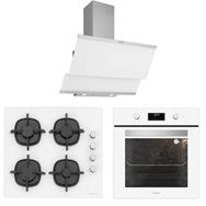 Silverline BO6502W02 - CS5343W01 - 3420 Classy 60 3'lü Beyaz Ankastre Set