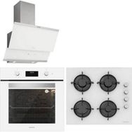 Silverline BO6502W02 - CS5349W01 - 3420 3'lü Beyaz Ankastre Set