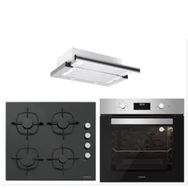Silverline BO6502X01 - CS5335B01 - 1140 Crystal Line 60 İnox Ankastre Set