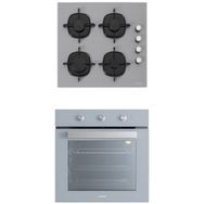 Silverline BO6503S01-CS5335S02 Gri 2'li Ankastre Set