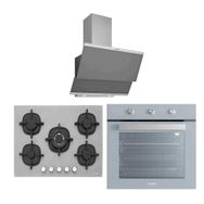 Silverline BO6503S01 - CS5364S01 - 3420 Classy 60 3'lü Gri Ankastre Set