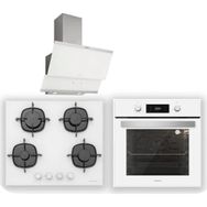 Silverline BO6503W01 -CS5343W01-3457W 60 3'lü Beyaz Ankastre Set