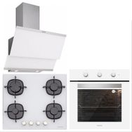 Silverline BO6503W01 - CS5436W01 - 3420 Classy Beyaz Ankastre Set