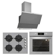 Silverline BO6504S01 - CS5335S01 - 3420 Classy 60 3'lü Gri Ankastre Set
