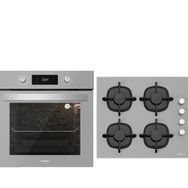 Silverline BO6504S01-CS5343S01 2'li Inox Ankastre Set