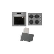Silverline BO6504S01 - CS5364S01 - 3420 S 3^lü Gri Ankastre Set