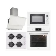Silverline BO6504W01 - CS5349W01 - 3420 Classy 60 - MW9018W01 4'lü Beyaz Ankastre Set