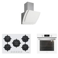 Silverline BO6504W01 - CS5426W01 - 3373 Misto 60 Beyaz Ankastre Set