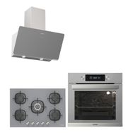 Silverline BO6505S01 - 3457 Soho - CS5622S01 3'lü Gri Ankastre Set