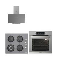 Silverline BO6505S01-3481 Gri 3-CS5629S01 Ankastre Set