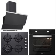 Silverline Classy BO6501B01 - CS5429B01 - 3420 3'lü Siyah Ankastre Set