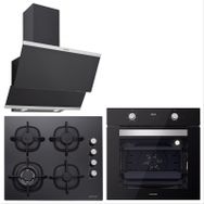 Silverline Classy BO6502B02 - CS5429B01 - 3420 3'lü Siyah Ankastre Set