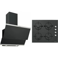 Silverline CS5335B01 - 3420 Classy 60 Siyah 2'li Ankastre Set