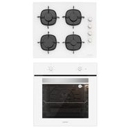 Silverline CS5335W01-BO6501W01 Beyaz 2'li Ankastre Set