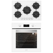 Silverline CS5364W01 - BO6502W02 Beyaz 2'li Ankastre Set