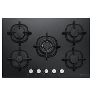 Silverline CS5426B01 75 cm Wok Gözlü Siyah Cam Ankastre Ocak