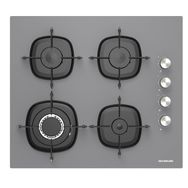 Silverline CS5629S01 Woklu Gri Cam Ankastre Ocak