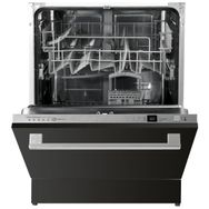 Silverline D11033B01 Siyah Cam Tam Ankastre Bulaşık Makinesi