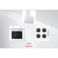 Silverline Luno F6501W02 L335W01 L3462W Beyaz Ankastre Set