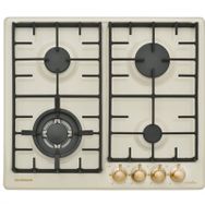 Silverline RS5322C01 Retro Ankastre Krem Ocak