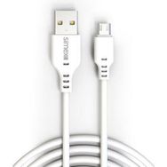 Simex Micro Spk-08 2 mt Longly Beyaz Data Kablosu